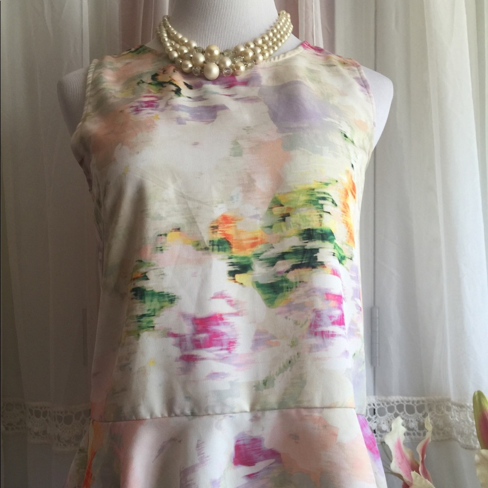 H&M ladies flowers peplum top - Picture 7 of 7